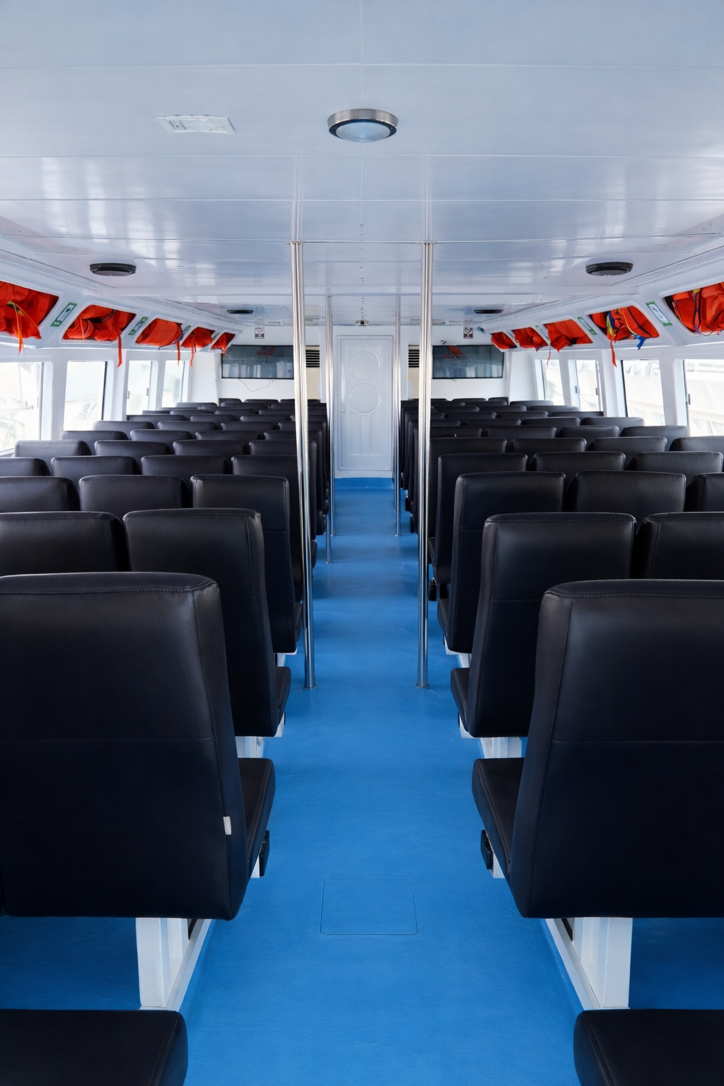 WATERJET.id passenger cabin with new interior and seating