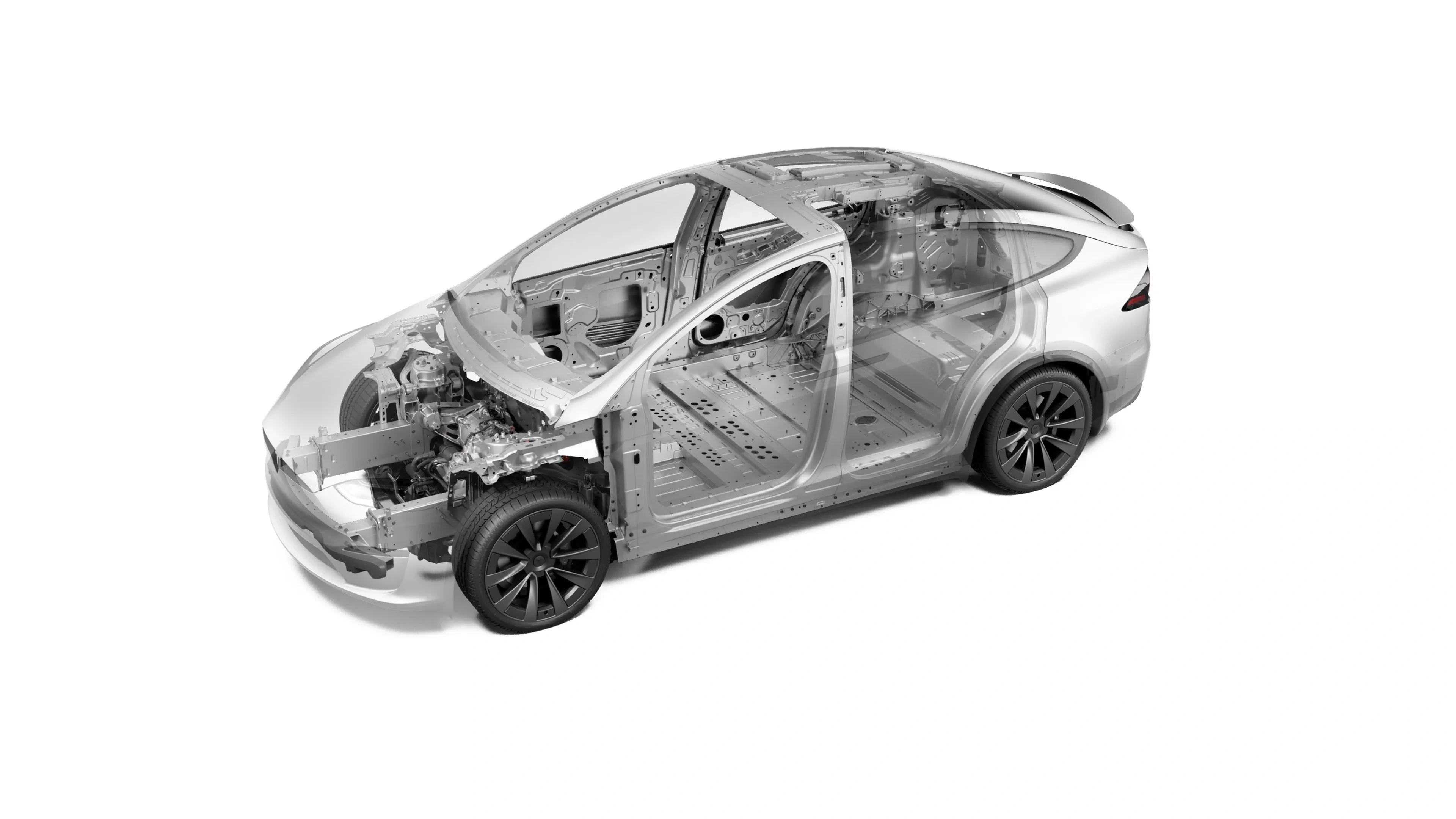 Chassis of Model X